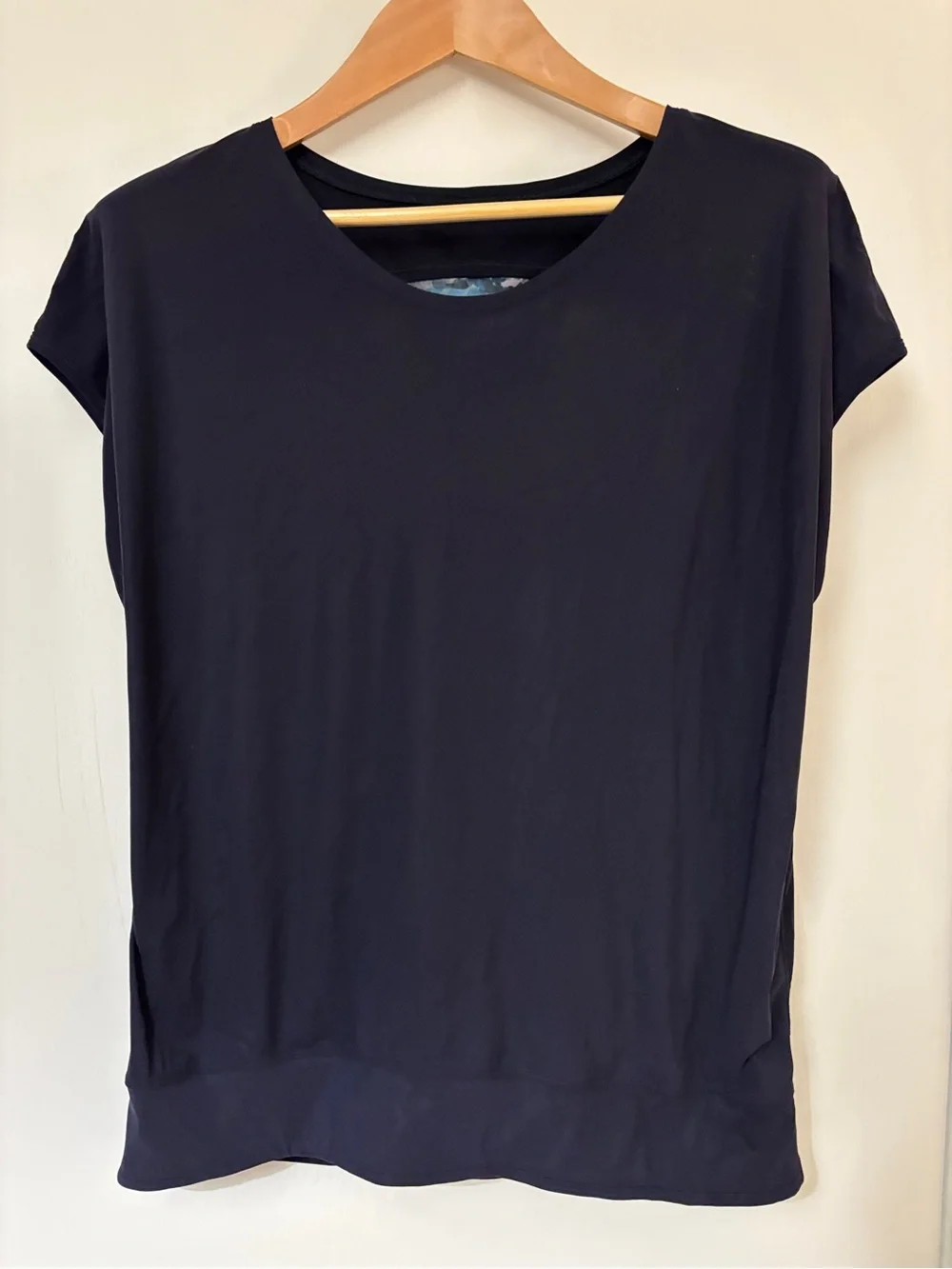lululemon Racerback Tee Size 6 If You’re Lucky Short Sleeve Mesh Floral Athletic